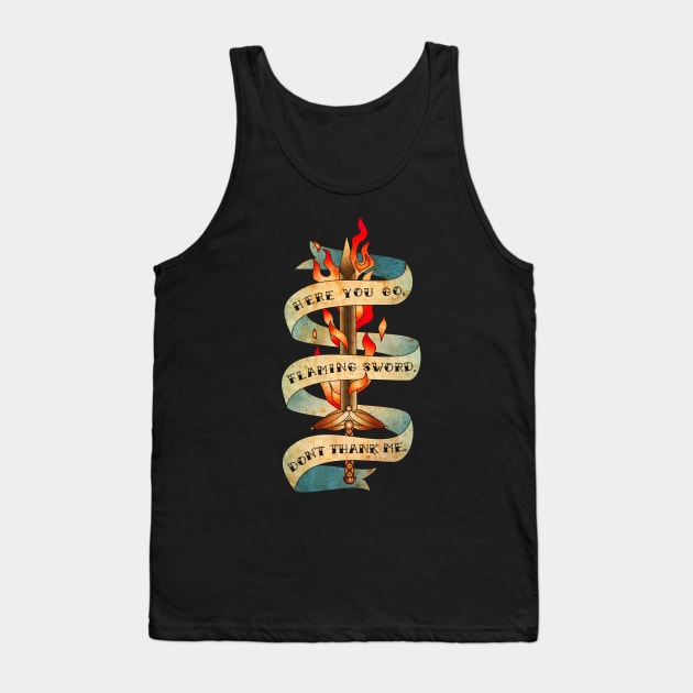 sword Tank Top by GoPinups